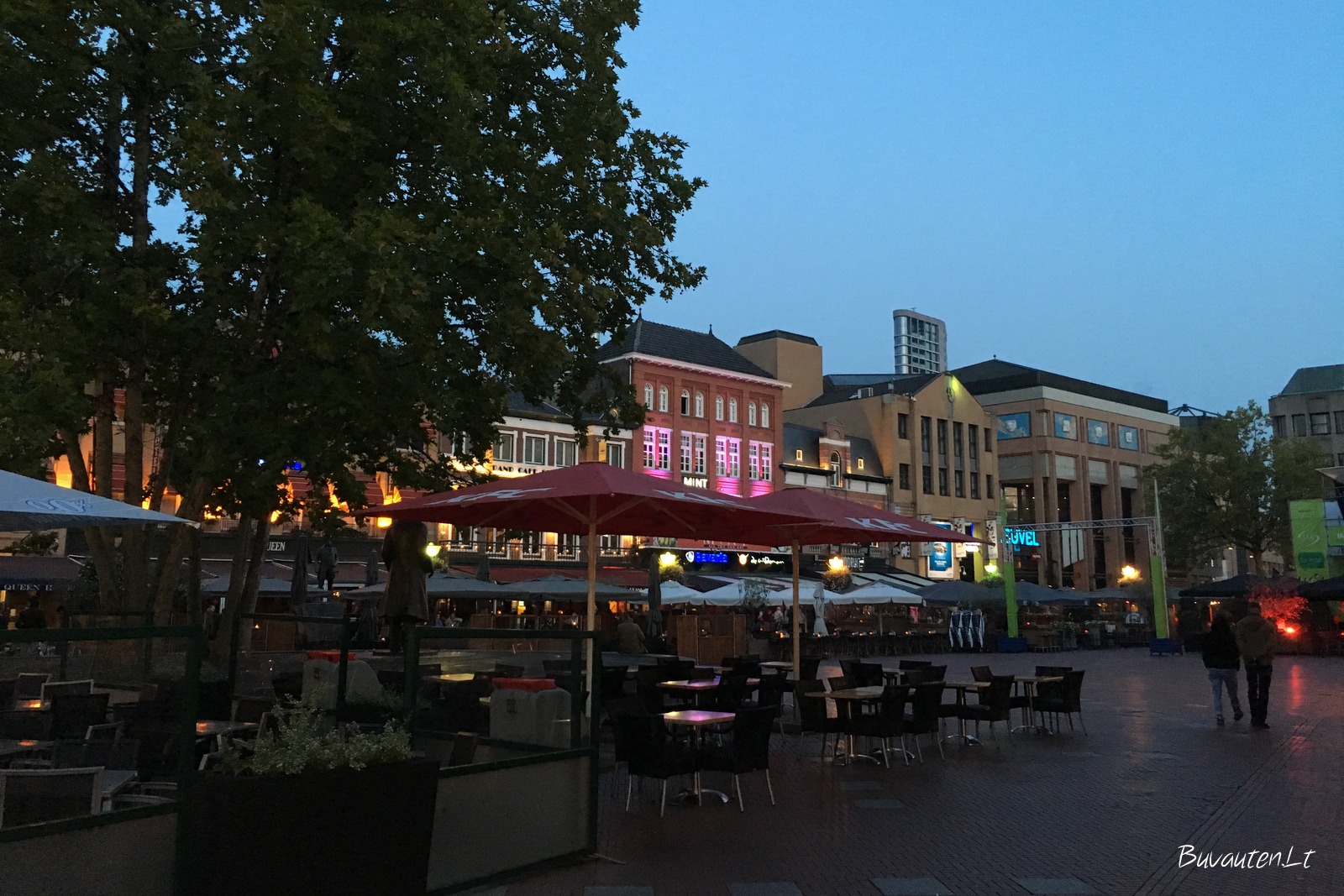 De Markt – aikštė su restoranais ir barais