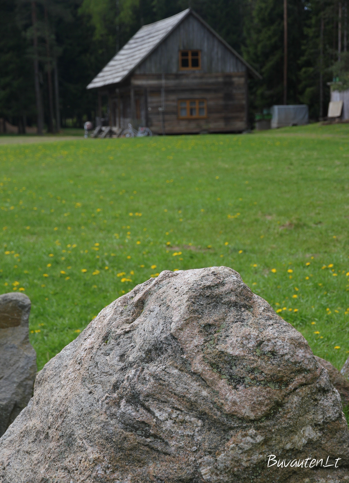 Vienas iš šventyklos akmenų