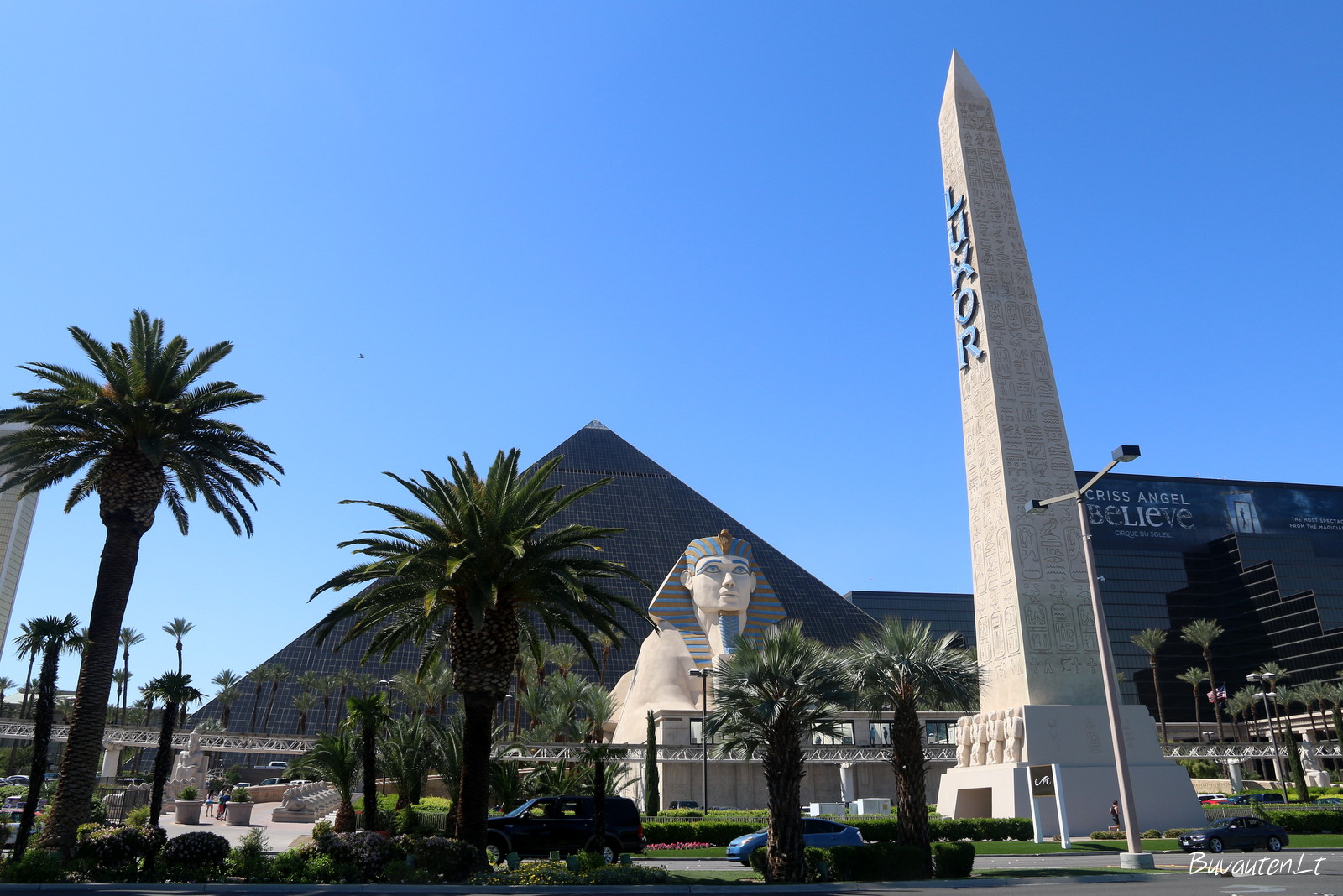 Luxor – Egipto kopija Las Vegase, su piramide ir sfinksu