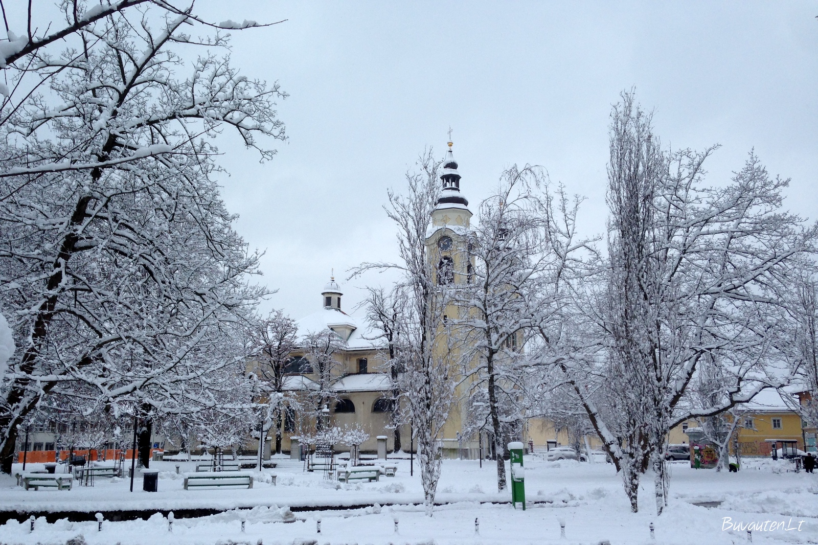 Žiema Liublianoje