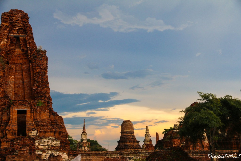 Ayutthaya šventyklų griuvėsiai
