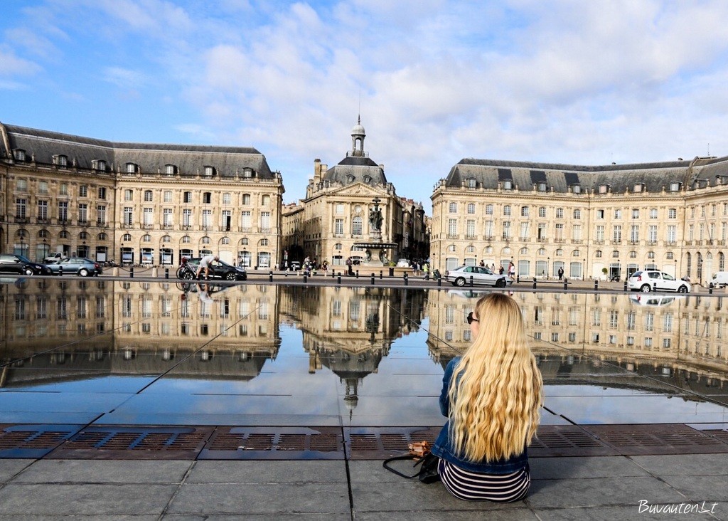 Bordeaux miesto veidrodis 