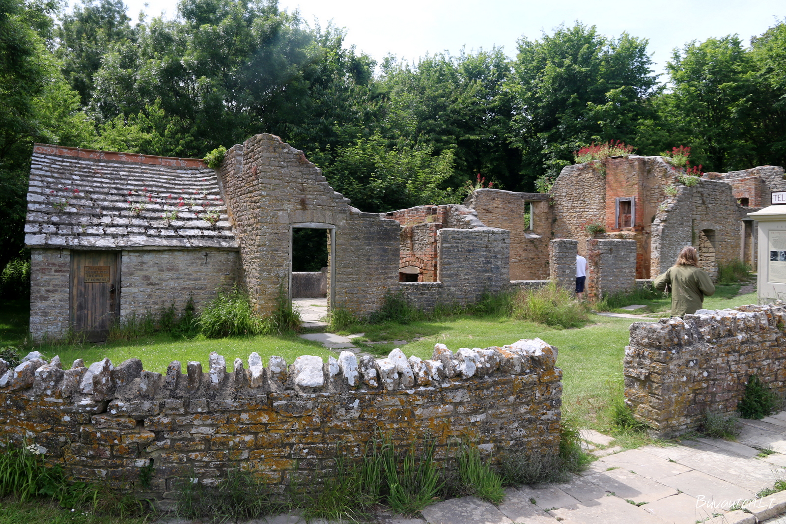 Daugelis kaimelio pastatų – tik griuvėsiai