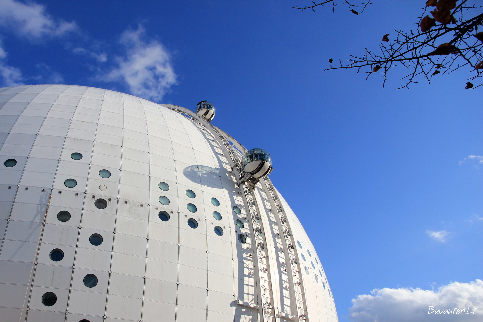 Eriksson Globe arenos Skyview keltuvai