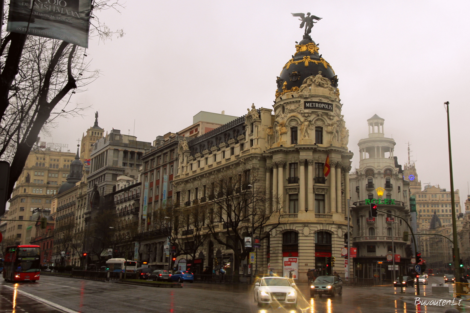 Gran Via - viena pagrindinių Madrido gatvių